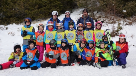 Kinderskikurs des SK ASKÖ Greuth am Klippitztörl.